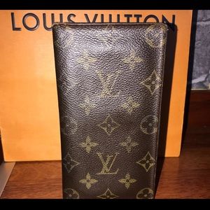 Authentic Louis Vuitton Checkbook Cover